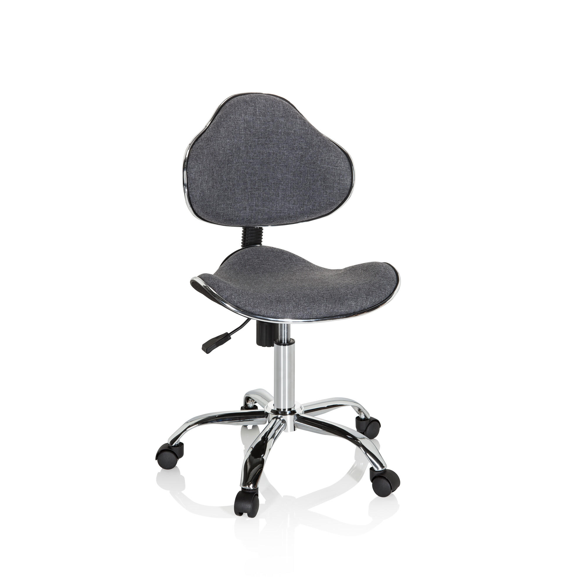 JUGENDDREHSTUHL Grau  - Grau, Basics, Kunststoff (47/87-98/49cm)