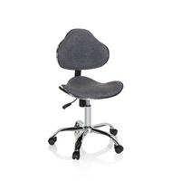 JUGENDDREHSTUHL Grau  - Grau, Basics, Kunststoff (47/87-98/49cm)