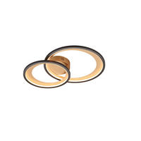 LED-DECKENLEUCHTE     - Schwarz, Design, Metall (59/8,5/43cm) - Trio Leuchten