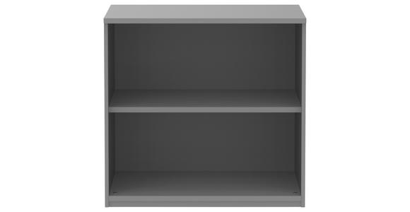 AKTENREGAL Grau - Grau, KONVENTIONELL, Holzwerkstoff (80/76,5/43cm) - Moderano