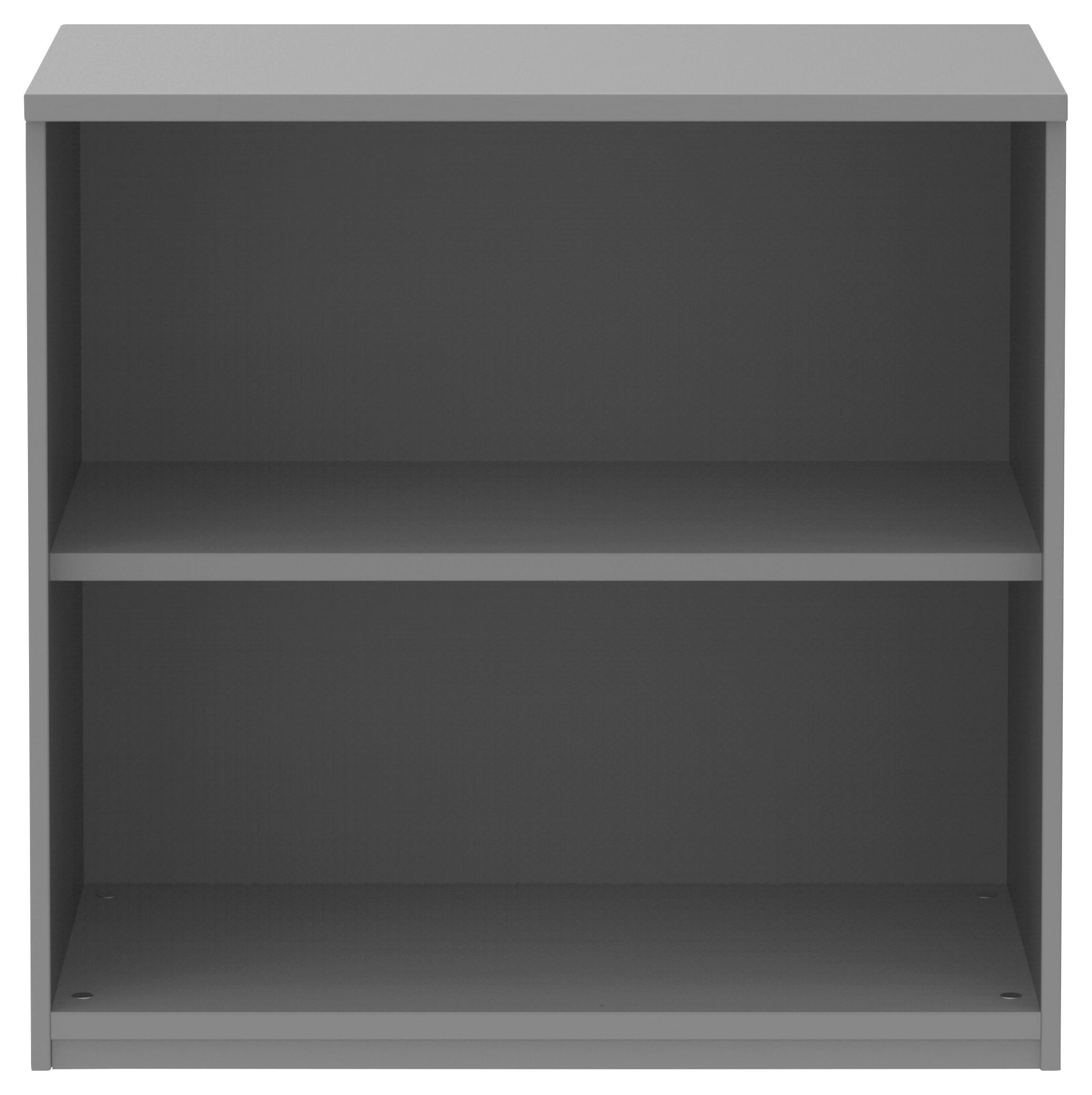 AKTENREGAL Grau  - Grau, KONVENTIONELL, Holzwerkstoff (80/76,5/43cm) - Moderano