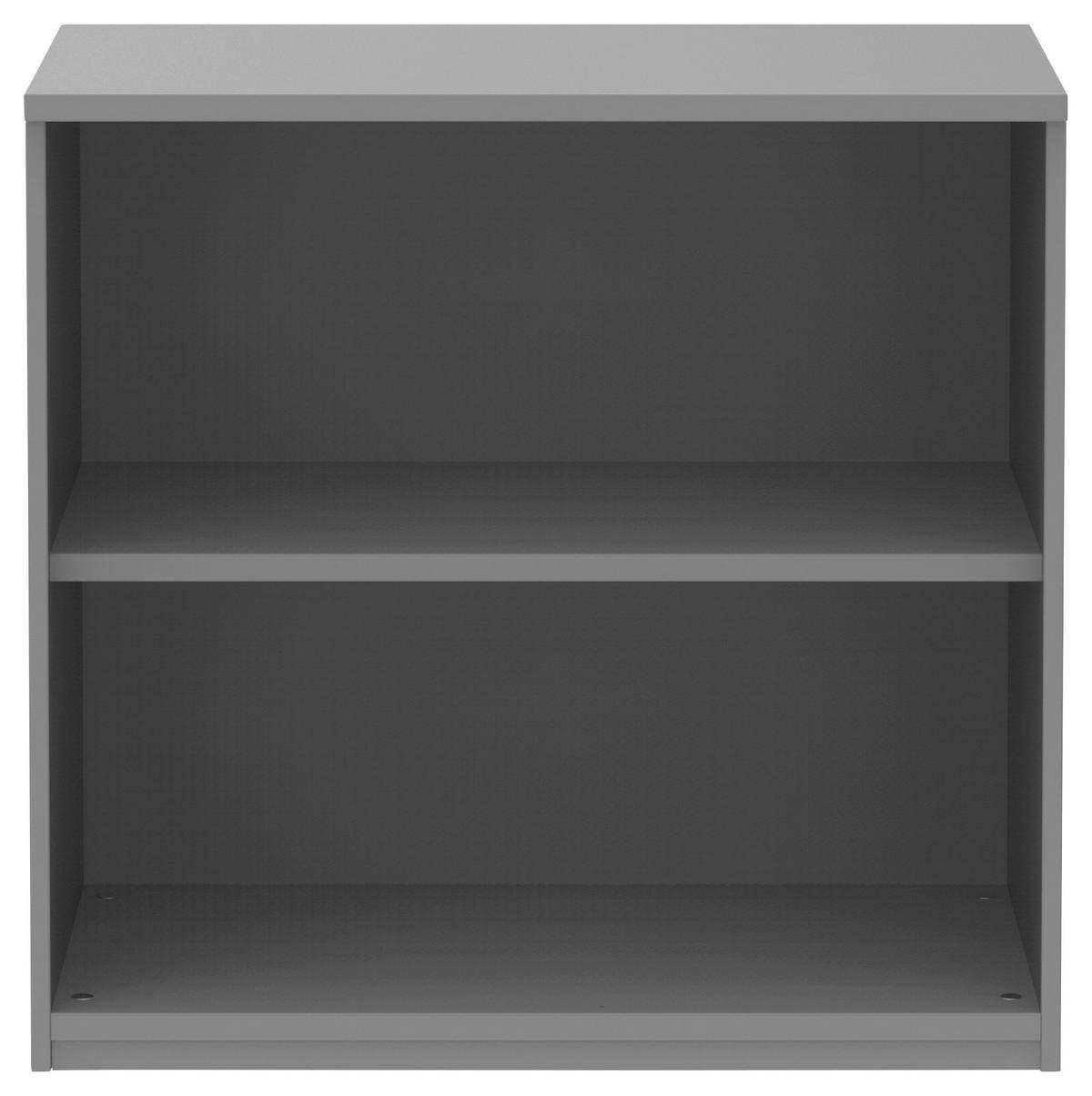 AKTENREGAL Grau  - Grau, KONVENTIONELL, Holzwerkstoff (80/76,5/43cm) - Moderano