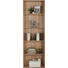 REGAL in Eichefarben - Eichefarben/Schwarz, Design, Holzwerkstoff/Kunststoff (60/192/32cm) - Carryhome REGAL in Eichefarben - Eichefarben/Schwarz, Design, Holzwerkstoff/Kunststoff (60/192/32cm) - Carryhome
