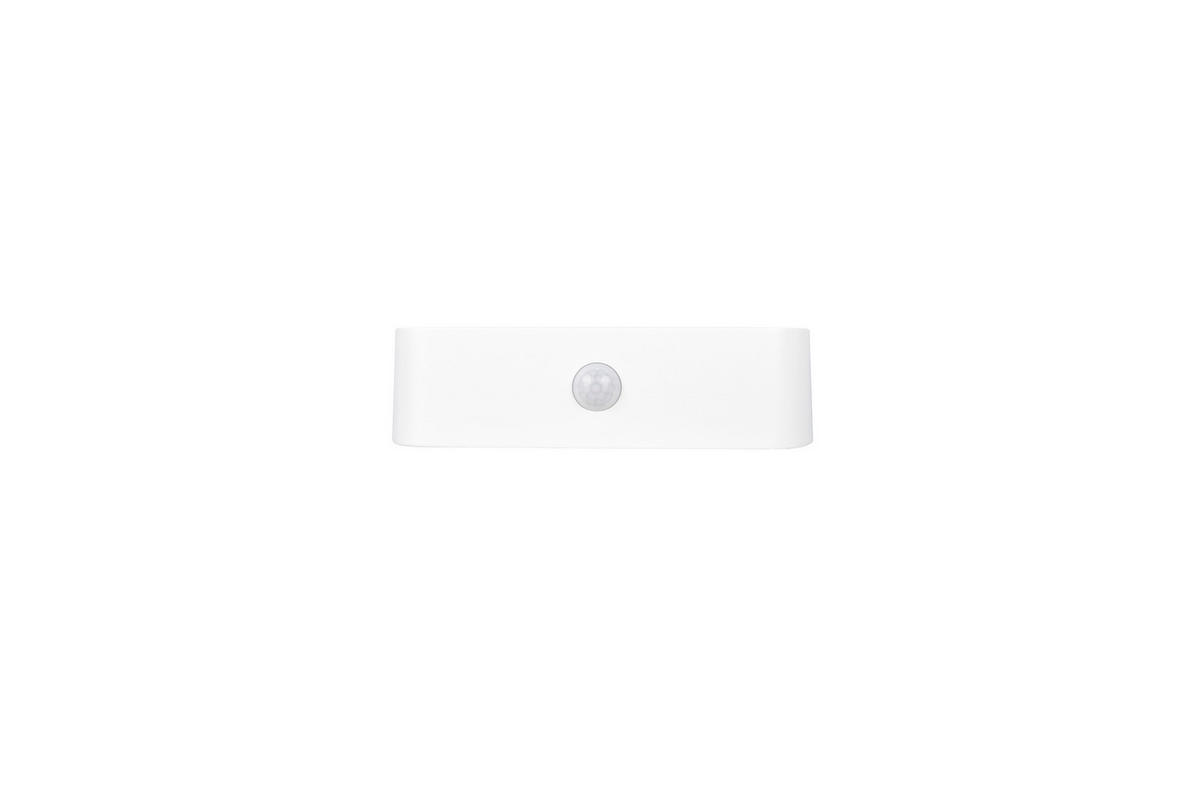 VÄGGLAMPA FÖR UTOMHUS - vit, Design, plast (21,5/6/15,5cm)