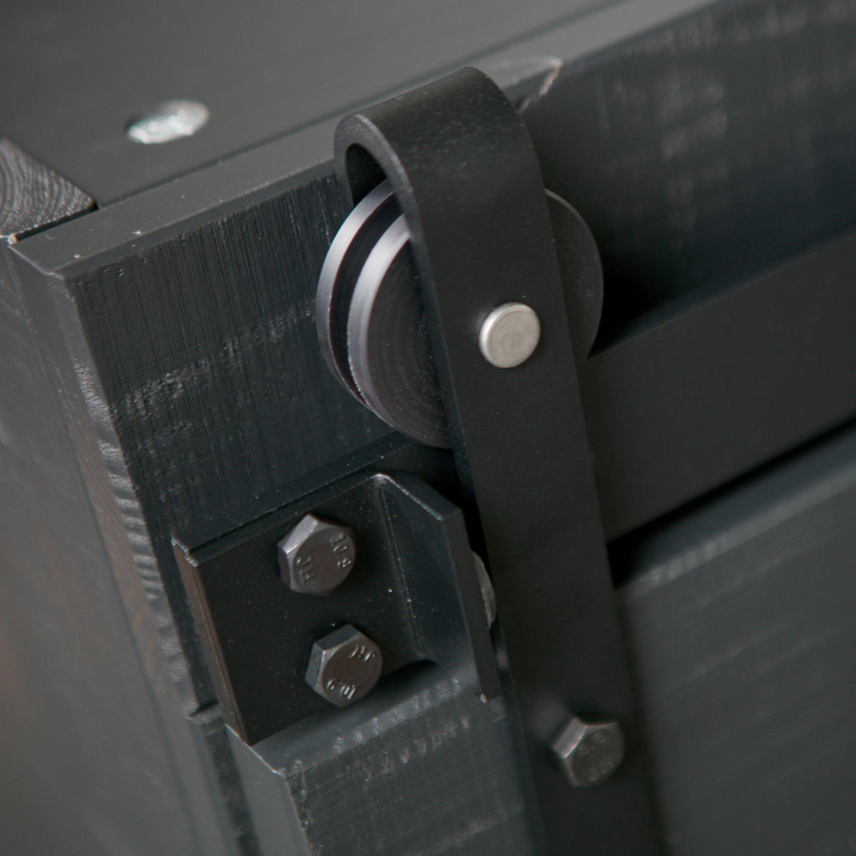 MEHRZWECKSCHRANK 122/230/37 cm  in Schwarz  - Schwarz, Design, Holz/Metall (122/230/37cm) - Livetastic