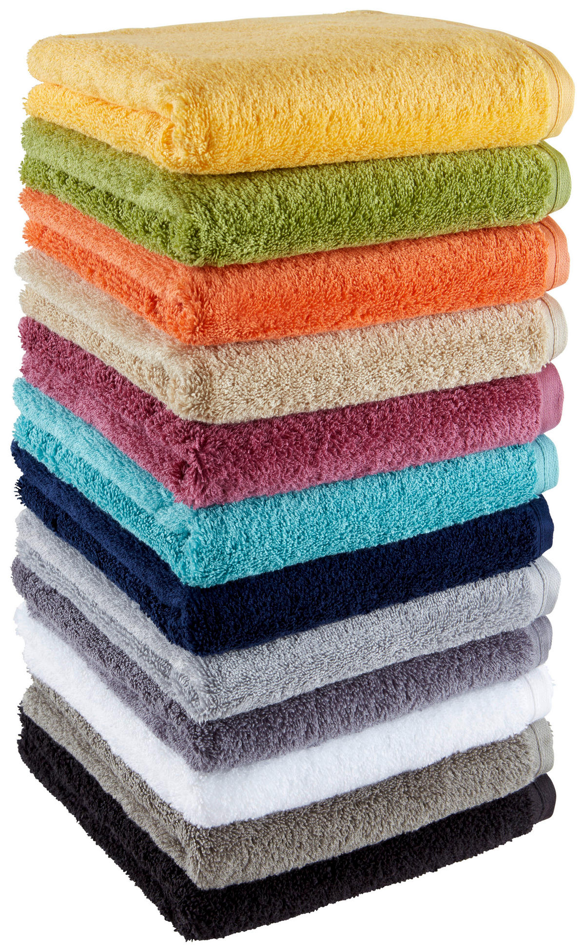 RUČNÍK, 50/100 cm, bílá - bílá, Basics, textil (50/100cm) - Vossen