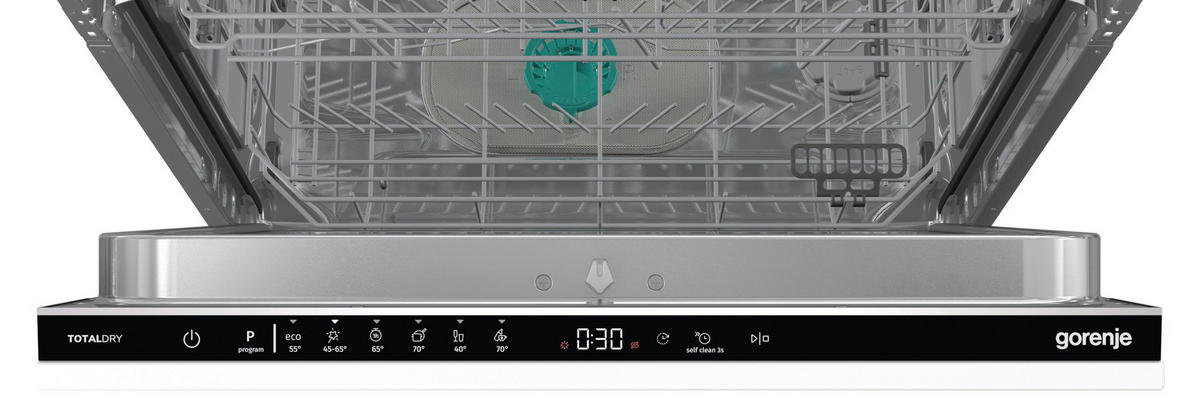 GESCHIRRSPÜLER GV643D90  - Schwarz/Weiß, Basics, Metall (59,8/81,5/55,5cm) - Gorenje