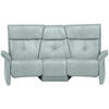 TRAPEZSOFA in Echtleder Hellblau  - Naturfarben/Hellblau, KONVENTIONELL, Leder/Holz (208/103/105cm) - Himolla Komfortklass