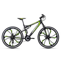 MOUNTAINBIKE 27,5 Zoll  - Schwarz/Grün, Basics, Metall - Atrigo