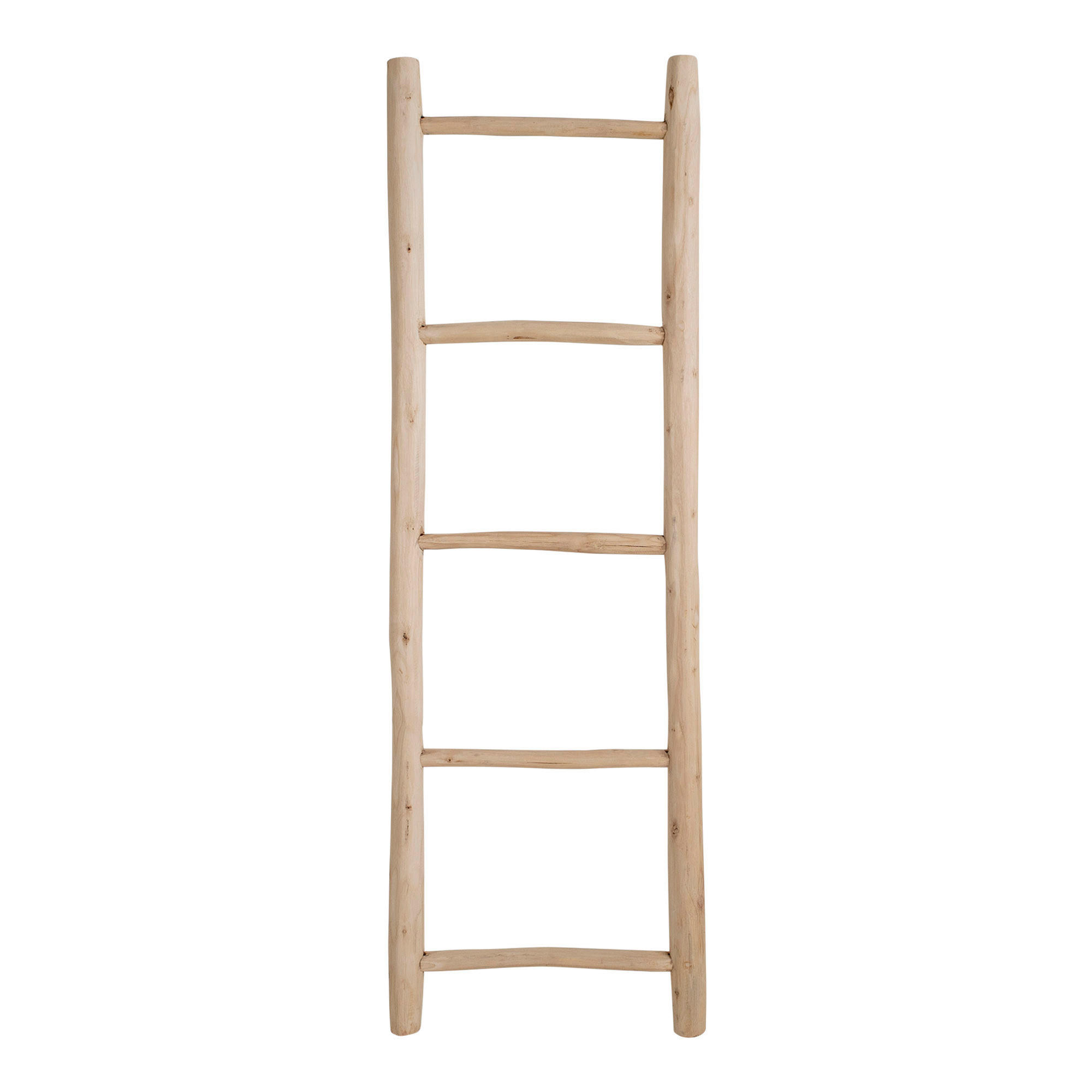 XXXLutz Dekoleiter Decorative ladder Teak 50x150x5 cm
