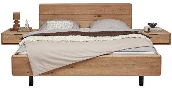 BETTANLAGE 180/200 cm  in Wildeiche  - Wildeiche, Natur, Holz (180/200cm) - Valnatura