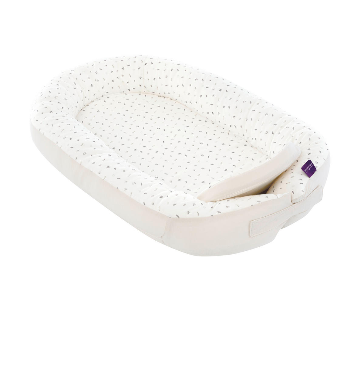 KUSCHELNEST Faultier  85/48/16 cm   - Multicolor/Weiß, Trend, Textil (85/48/16cm) - Träumeland