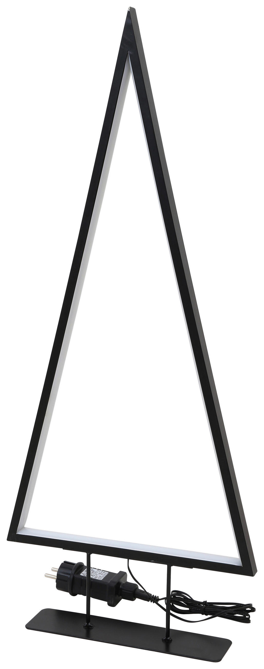 XXXLutz Led-Dekoleuchte Schwarz 30x70x6 cm