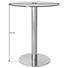 BARTISCH in Metall, Glas 115/105 cm - Edelstahlfarben/Grau, Design, Glas/Metall (115/105cm) - Dieter Knoll BARTISCH in Metall, Glas 115/105 cm - Edelstahlfarben/Grau, Design, Glas/Metall (115/105cm) - Dieter Knoll
