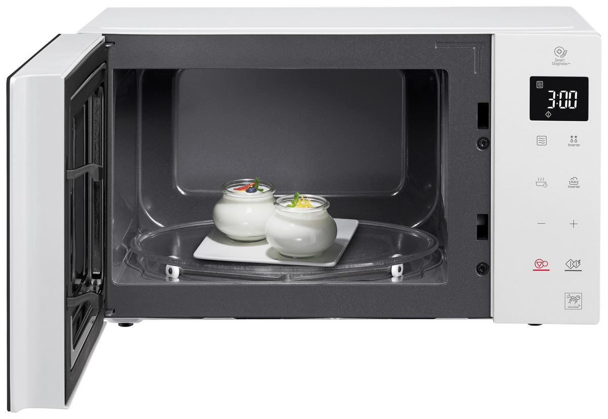 MIKROWELLE MS23NECBW  - Schwarz/Weiß, Trend, Glas/Kunststoff (47,6/27,2/34,6cm) - LG