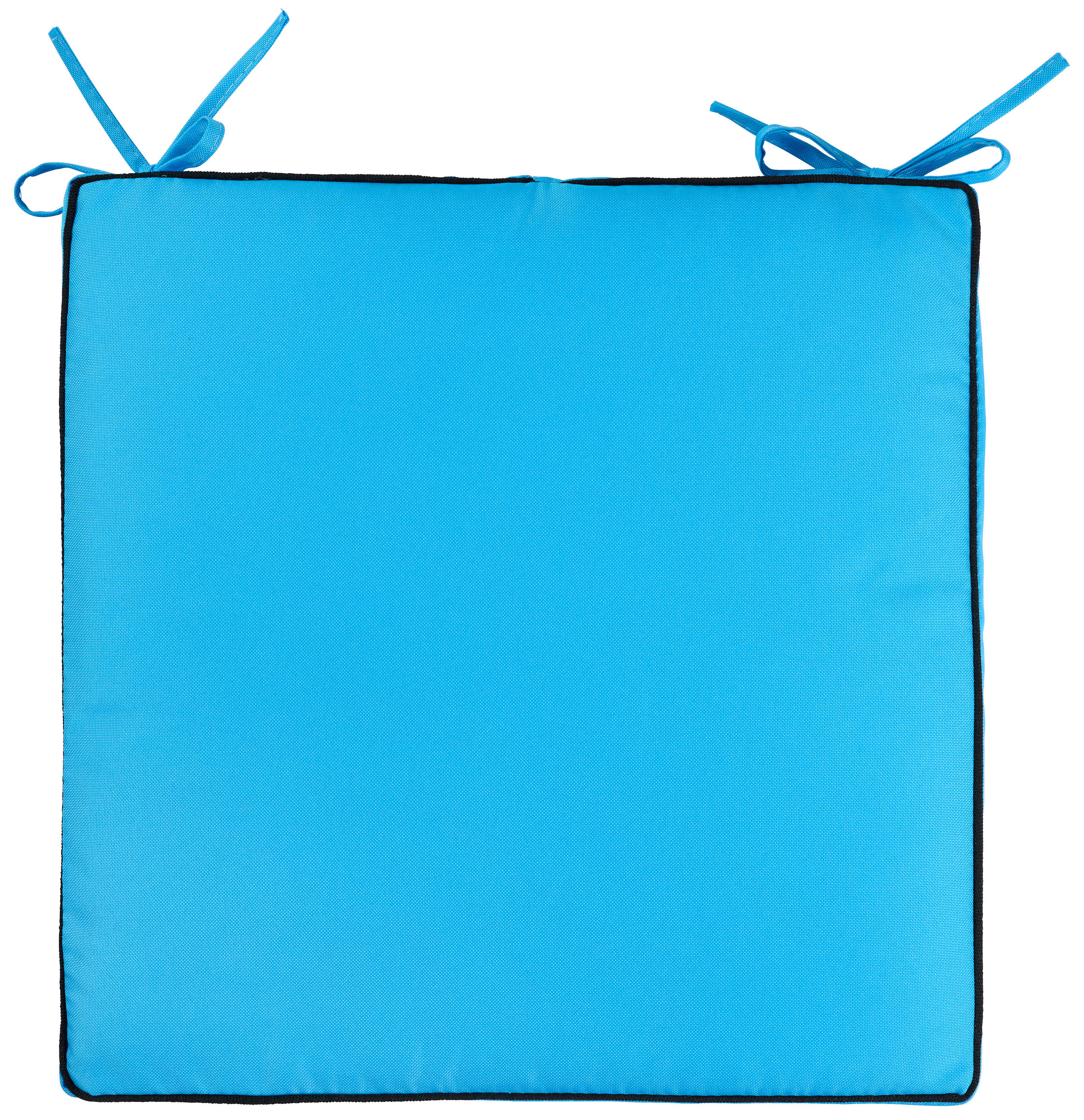 SITZKISSEN 40/40/4 cm    - Türkis, KONVENTIONELL, Textil (40/40/4cm) - Esposa