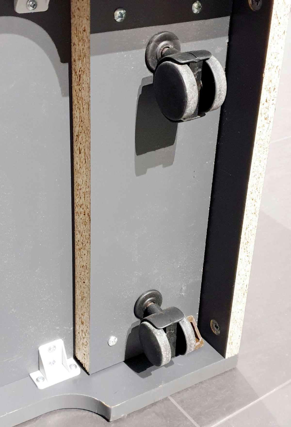 ROLLCONTAINER 54/62/39 cm  - Graphitfarben/Eiche Artisan, KONVENTIONELL, Holzwerkstoff/Metall (54/62/39cm) - Carryhome