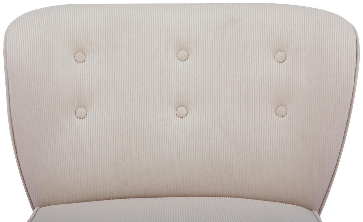 KŘESLO, textil, béžová - přírodní barvy/béžová, Design, dřevo/textil (75/82/80cm) - Livetastic