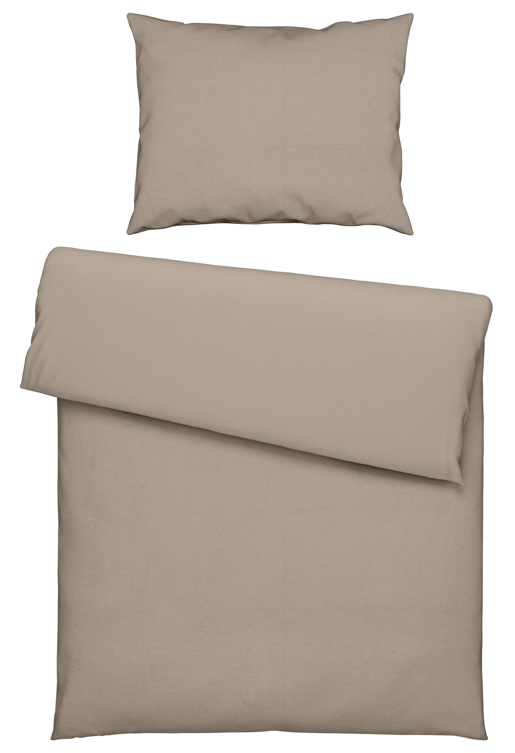 BETTWÄSCHE Samt, Teddystoff 140/200 cm  - Sandfarben, Basics, Textil (140/200cm) - Novel