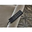 RELAXSESSEL in Leder Greige  - Greige/Schwarz, Design, Leder/Metall (76/110/86cm) - Dieter Knoll
