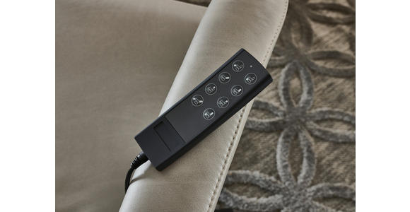 RELAXSESSEL in Leder Greige  - Greige/Schwarz, Design, Leder/Metall (76/110/86cm) - Dieter Knoll