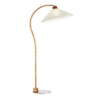STEHLEUCHTE - Weiss/Naturfarben, Basics, Holz/Textil (56/150/73cm) - Markslöjd