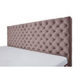 BOXSPRINGBETT 160/200 cm  in Altrosa  - Graphitfarben/Altrosa, Design, Textil/Metall (160/200cm) - Xora