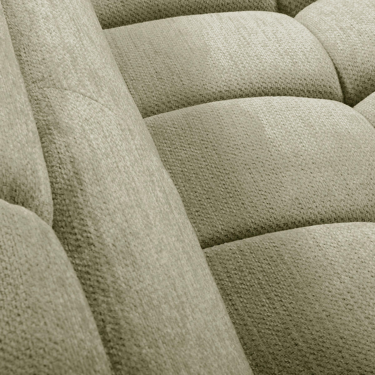 ECKSOFA  Webstoff Grün  - Schwarz/Grün, Design, Kunststoff/Textil (274/177cm) - Livetastic