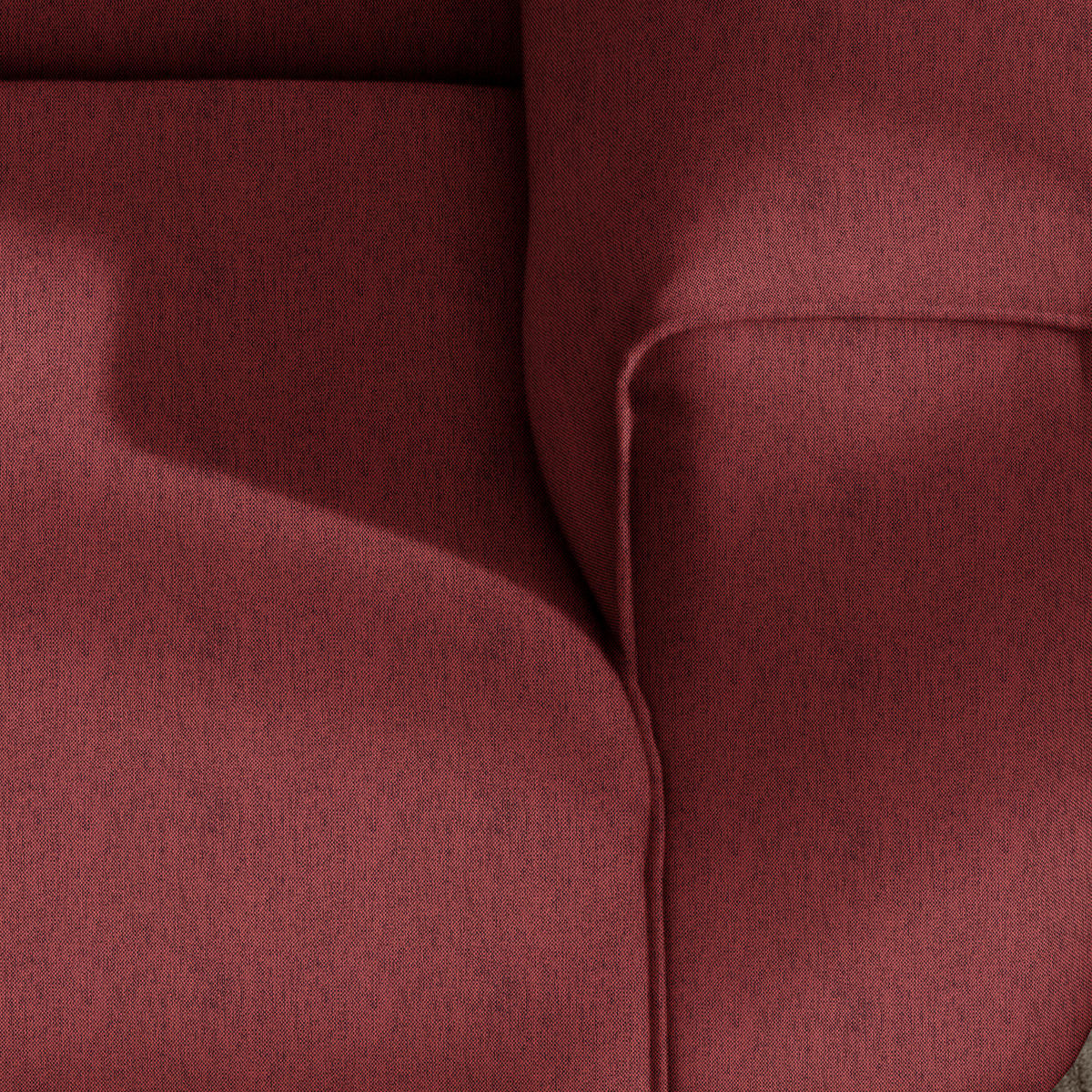 ECKSOFA in Webstoff Rot  171/265 cm  - Rot/Schwarz, Design, Kunststoff/Textil (171/265cm) - home24