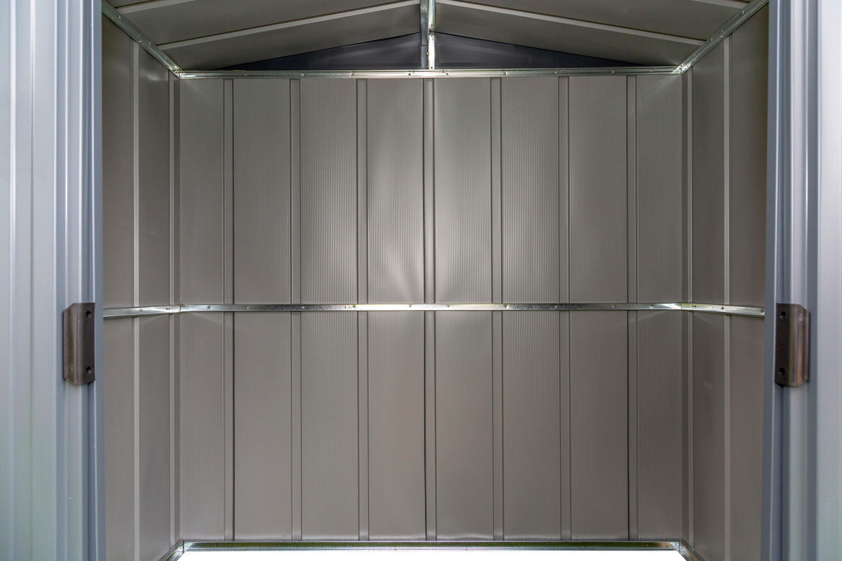 DOMČEK NA NÁRADIE   - sivá, Basics, kov (194/191/151cm)