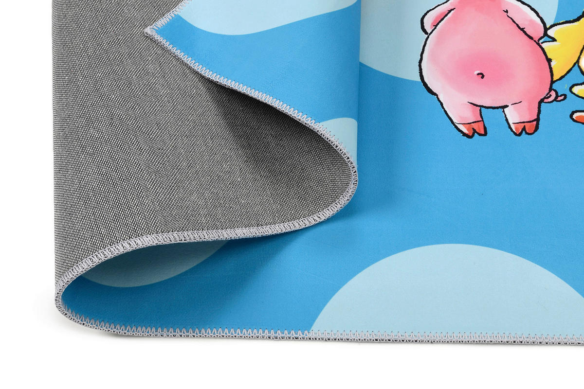 KINDERTEPPICH 100/160 cm Die Lieben Sieben  - Blau, Design, Textil (100/160cm)