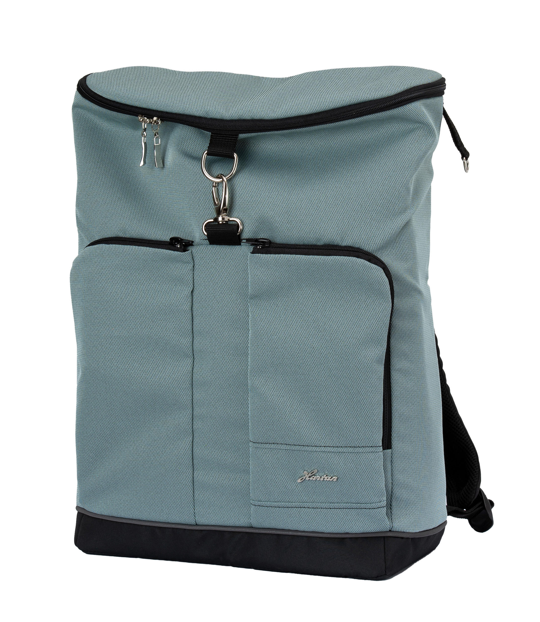 WICKELRUCKSACK Selection  - Mintgrün, Basics, Textil (42/45/9cm) - Hartan