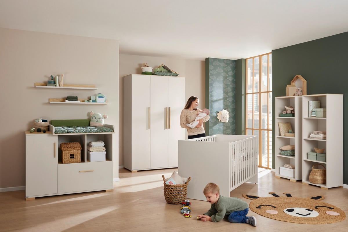 KOMMODE  in  - Eichefarben/Weiß, Basics, Holz/Holzwerkstoff (123,50/92,10/55,60cm) - Paidi