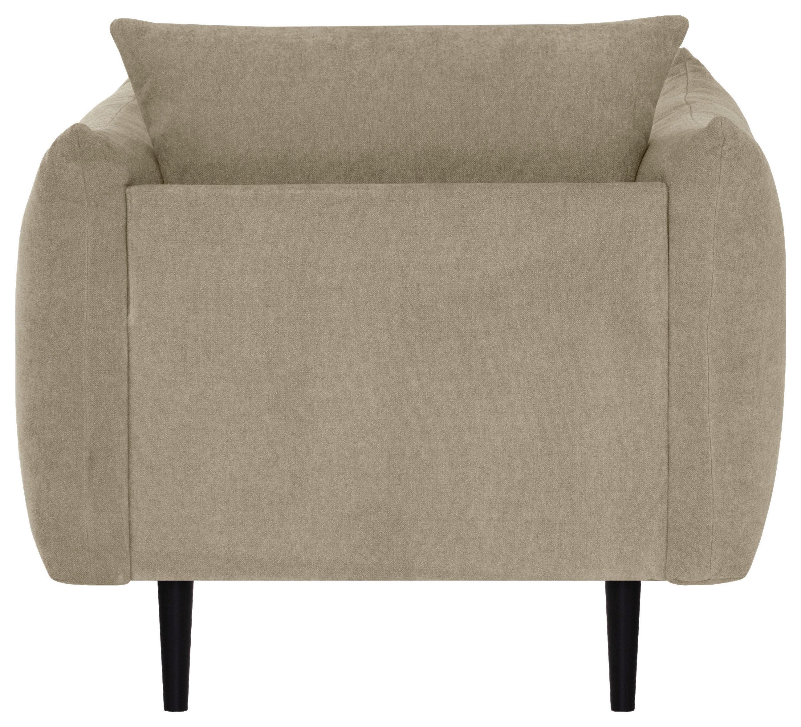 1-SITS i beige  - beige/svart, Klassisk, trä/textil (102/86/102cm) - Best Price