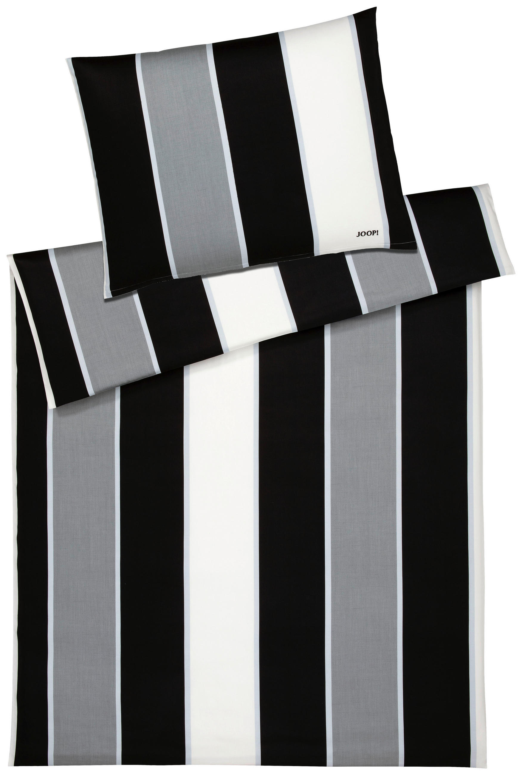 POVLEČENÍ, makosatén, černá, 140/200 cm  - černá, Basics, textil (140/200cm) - Joop!