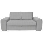 SCHLAFSOFA  in Hellgrau  - Chromfarben/Hellgrau, Design, Holz/Textil (199/92/97cm) - Hom`in