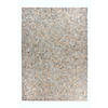 FLACHWEBETEPPICH 80/150 cm Rocket 110 Elfenbein / Gold Creme, Goldfarben  - Goldfarben/Creme, Basics, Leder/Textil (80/150cm) - Novel