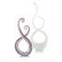 SKULPTUR - Weiß, Basics, Glas (15/45/8cm)