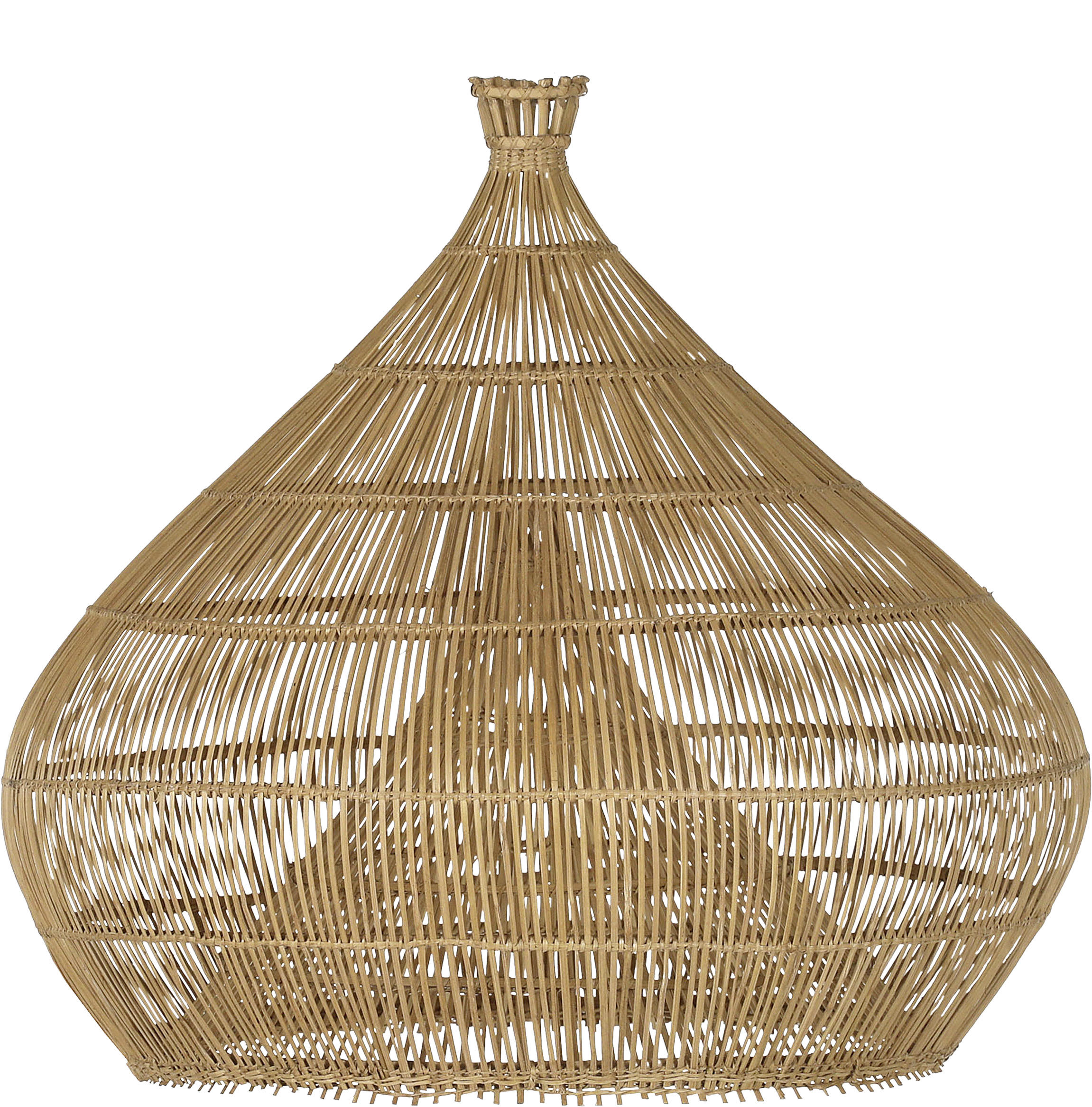 LEUCHTENSCHIRM 50/50 cm   - Naturfarben, Trend, Holz (50/50cm)