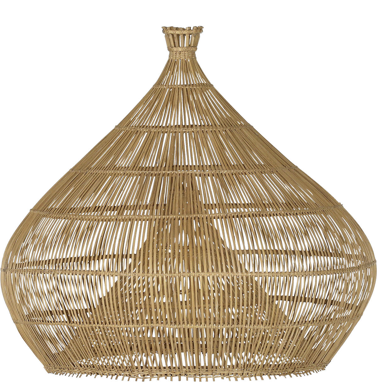 LEUCHTENSCHIRM 50/50 cm   - Naturfarben, Trend, Holz (50/50cm)