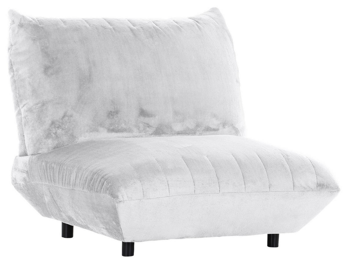 FÅTÖLJ i textil vit  - vit/svart, Klassisk, textil/plast (100/86/100cm) - MID.YOU