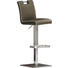 BARHOCKER Echtleder Edelstahlfarben, Hellbraun - Hellbraun/Edelstahlfarben, Design, Leder/Metall (40/89-114/50cm) - Novel BARHOCKER Echtleder Edelstahlfarben, Hellbraun - Hellbraun/Edelstahlfarben, Design, Leder/Metall (40/89-114/50cm) - Novel
