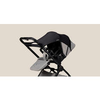 KINDERWAGENVERDECK - Schwarz, Basics, Kunststoff - Moon