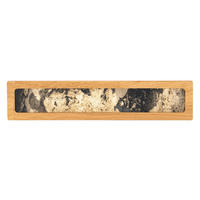 LED-WANDLEUCHTE Schliersee 38/6/8 cm   - Eichefarben/Anthrazit, Natur, Holz/Stein (38/6/8cm) - Waldwelt