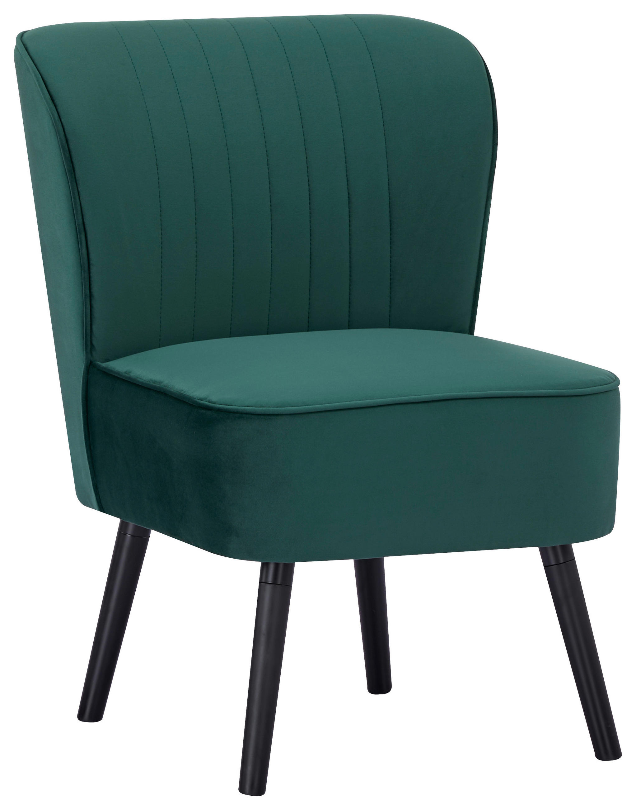 FOTOLIU in textil verde  - verde/negru, Design, lemn/textil (58/80/64cm) - Carryhome