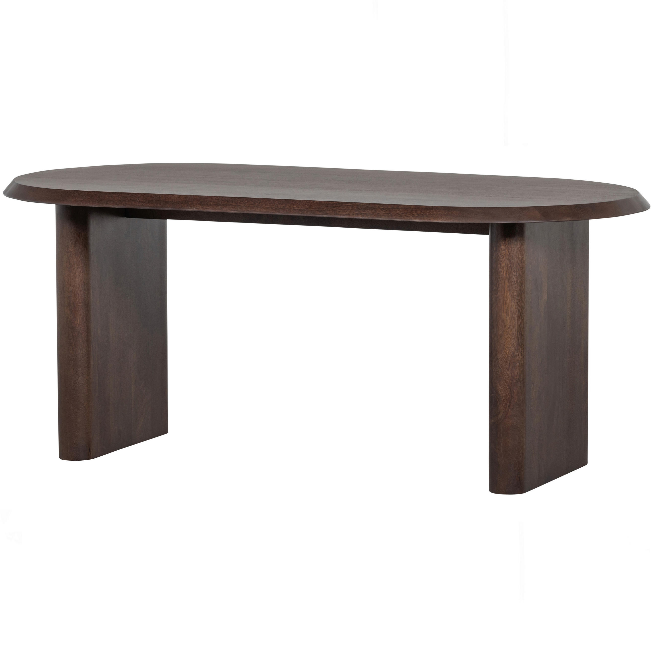 Livetastic Esstisch Ellips Walnuss 90x75x180 cm
