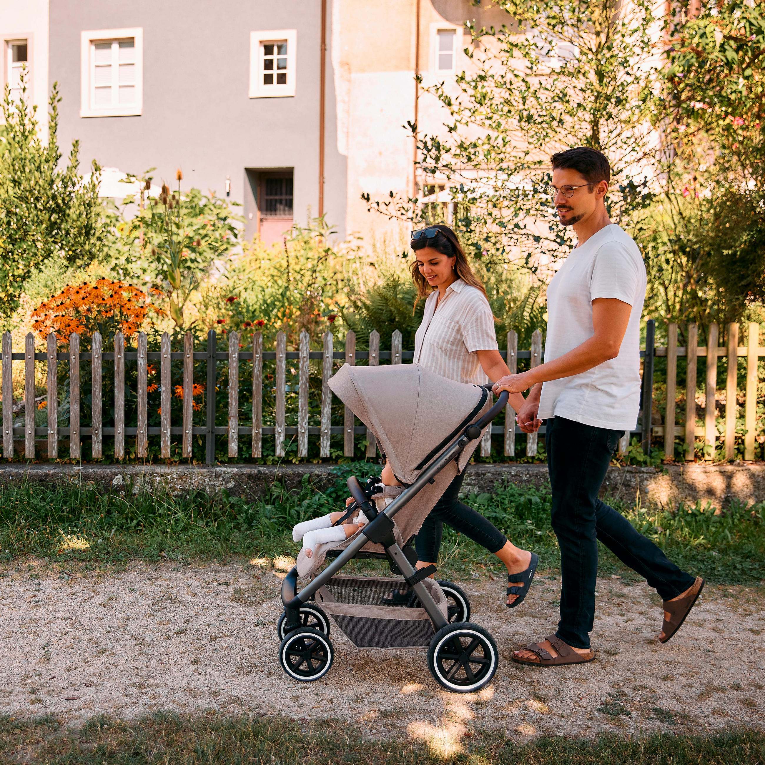 BUGGY Avus 2 Air  - Beige/Schwarz, Basics, Textil/Metall (55.5/111/79.5cm) - ABC Design