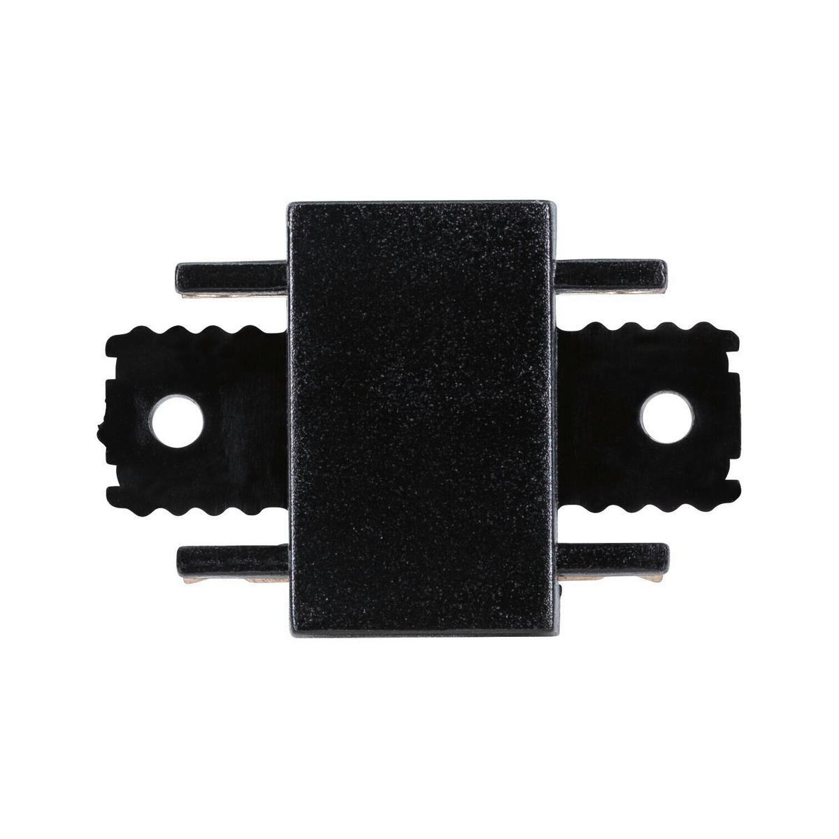 SCHIENENSYSTEM-VERBINDER Veya 3,5/0,6/2,4 cm  - Schwarz, Design, Kunststoff (3,5/0,6/2,4cm) - Paulmann