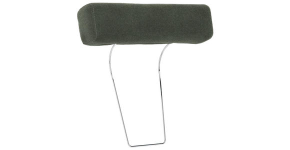 KOPFSTÜTZE in Webstoff - Dunkelgrün, Design, Textil (52/14/12cm) - Carryhome