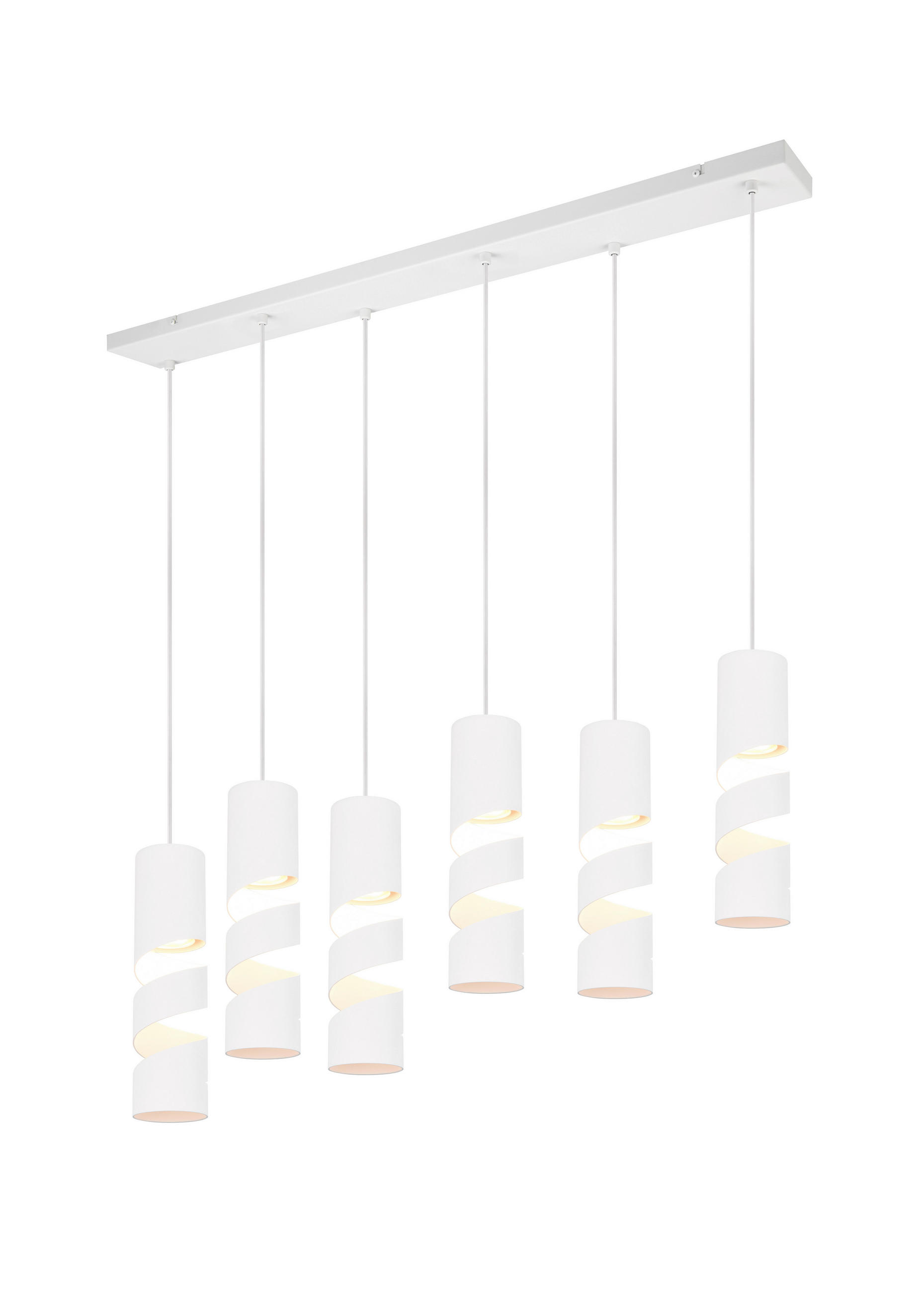 PENDELLEUCHTE 100/14/150 cm    - Weiss, Konventionell, Metall (100/14/150cm) - Trio Leuchten